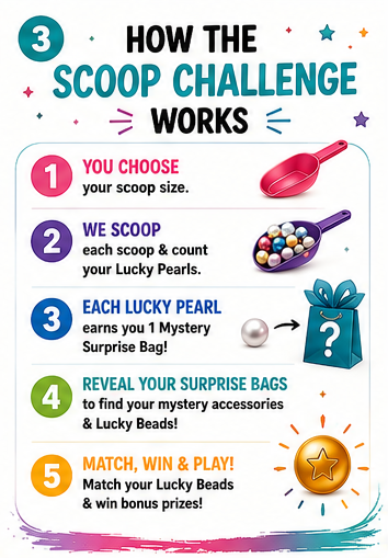 💜 Mystery Accessory Scoop Challenge™