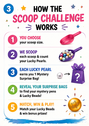 💙 Mystery Pen Scoop Challenge™